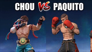 CHOU VS PAQUITO? | MOBILE LEGENDS BANG BANG