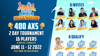 AXIE INFINITY ORIGIN CHAMPIONSHIP IN THE PHILIPPINES (400 AXS REWARD) | WE DUET