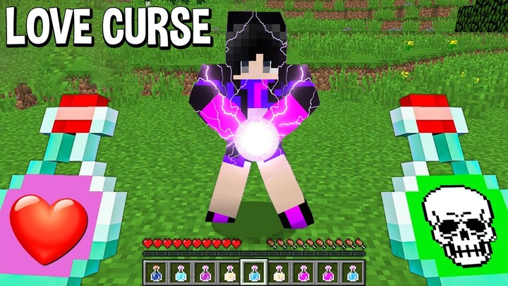 MONSTER SCHOOL: Sadako LOVE CURSE Challenge - Minecraft Animation