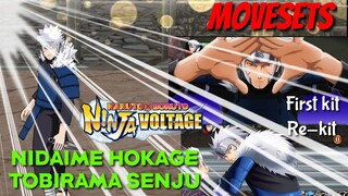 NIDAIME HOKAGE • TOBIRAMA SENJU • MOVESETS • FIRST KIT • RE-KIT • NxB NINJA VOLTAGE • #umarhusni