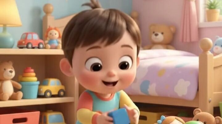🧸🧹✨ **Yuk rapikan mainan bersama!**