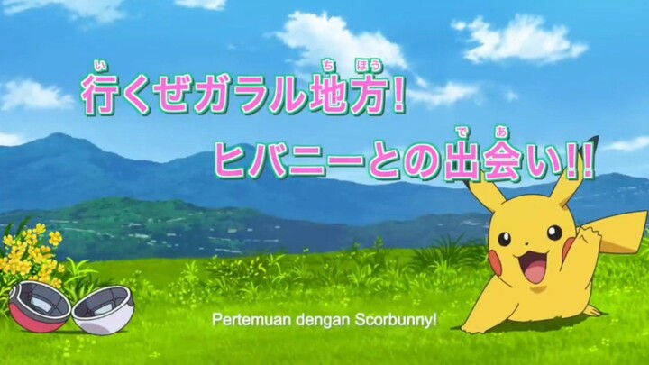 pokemon season 23: Pokémon Journeys: The Series | EP4 Pertemuan dengan Scorbunny!