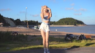 提早过夏天～海风呼呼的吹～