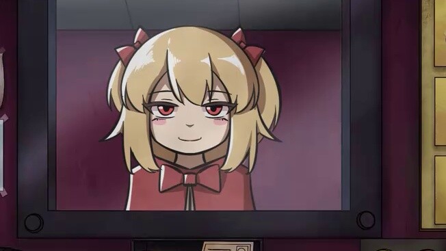 That's not my neighbor, but the cute Little Red Riding Hood is [cheap animation]