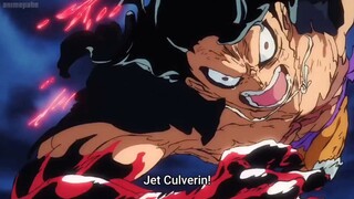 Jet Culverin And White Serpent |Luffy Badass moment