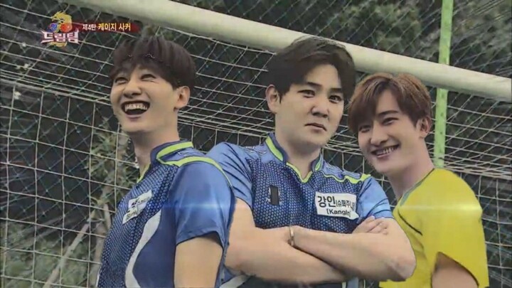 [ID] 151011 Let's Go! Dreαm τeαm Korea-China Cage Soccer
