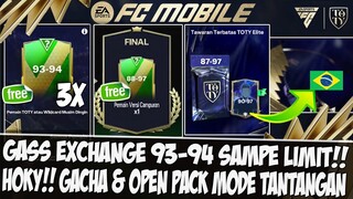 📌HOKY PARAH!! GAS EXCHANGE 3X & GACHA OPEN PACK MODE TANTANGAN EVENT TOTY24 EA SPORT FC MOBILE 2024