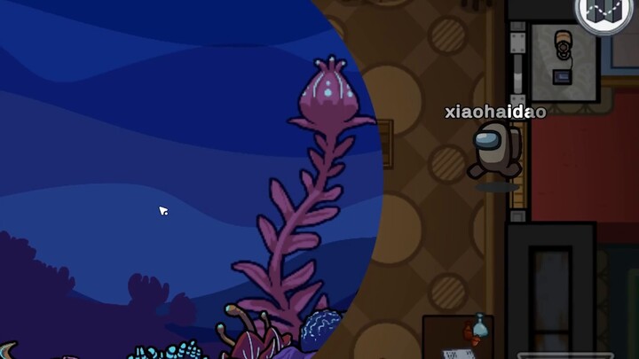 AmongusHim mode: Transform into Him in MC, control the fireball, and take away the crew!