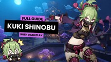 Full Guide Kuki Shinobu Hyperbloom, Aggravate, Healer - Genshin Impact Indonesia