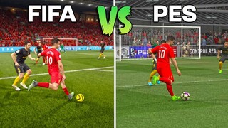 Tendangan Pisang ▶ FIFA vs PES Dari 2014 ke 2022