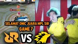ANALISIS RRQ VS ONIC GAME 7 CONGRATS ONIC JUARA MPL ! RRQ BLUNDER ONIC LANGSUNG COMEBACK