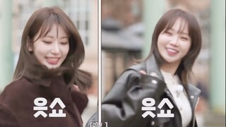 Caiying, kalian berdua, tolong kendalikan ekspresi kalian... Ini kolaborasi Chifu atau reuni IZONE? 