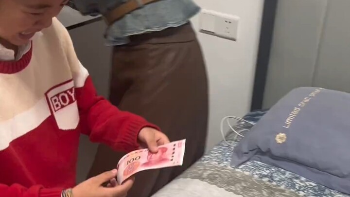 Doctor: Your parents are sick and need to be hospitalized.   Kid: Forget the doctor—my money’s alrea