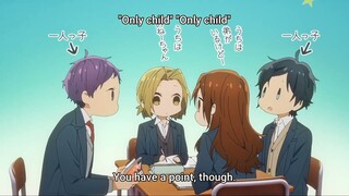 Main Group talks about siblings | Horimiya