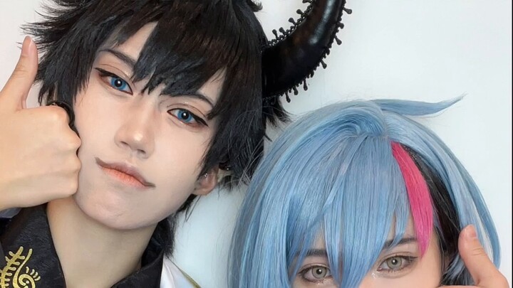 【にじさんじCOS】Ren Zotto x Kyo Kaneko คอลเลกชันคอสเพลย์ทดลองแต่งหน้าที่บ้าน
