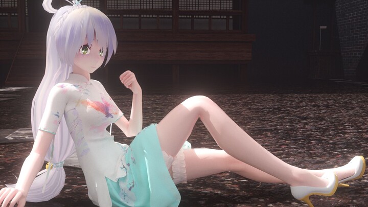 [c4d/fabric] Chinese style and summer rhyme, Luoshui Tianyi! Green clothes and white clothes, peerle