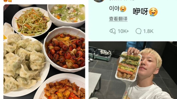 Tiểu Bát khoe cả bàn món ăn Trung thu lẫn sủi cảo cho Hoshi xem, làm anh ấy ngẩn người luôn!