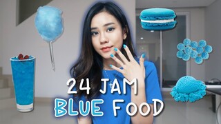 24 JAM MAKAN YANG WARNA BIRU DOANG!!!