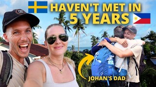 REUNITED with SWEDISH DAD in the Philippines. FIRST TIME in Siargao 🇵🇭Vlog 61)