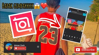 Tutorial Edit video Inshot🤩Basic edit (text + foto + music + transisi)