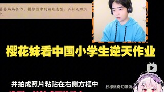 樱花妹看中国小学生沙雕作业，结果也是个数学鬼才