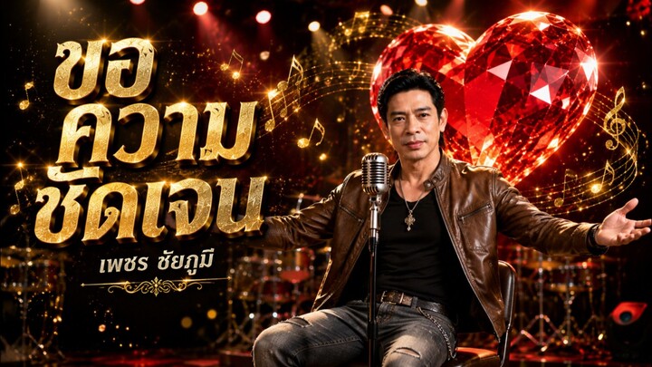 ขอความชัดเจน[Official Lyric MV] คำร้อง : เพชร ชัยภูมิ#เพลงต้นฉบับ #เพลงเพื่อคุณ #ให้คุณฟังก่อนใคร