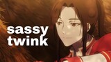 hua cheng being a sassy twink for 1 min and 40 seconds | tgcf dub
