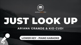 Just Look Up - Ariana Granda & Kid Cudi (Lower Key - Piano Karaoke)