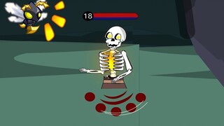 "I'm a Wild Monster in Another World 66" Look carefully, this skeleton is happily touching the treas