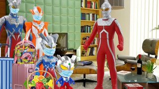 วิดีโอของเล่นเพื่อการศึกษาปฐมวัยของเด็ก: Ciro Ultraman ตัวน้อยอยากอยู่กับปู่ย่าตายาย