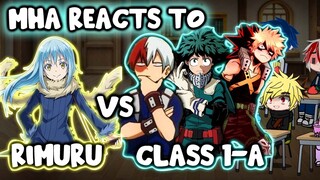 MHA/BNHA Reacts to Rimuru Tempest VS. Class 1-A Students || Gacha Club ||