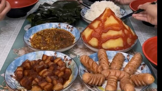 أطباق سريعة التحضير من أرز لحم الخنزير المطهو