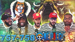 CAPTAIN JACK PIRATES VS MINK TRIBE! One Piece Eps 757/758 Reaction