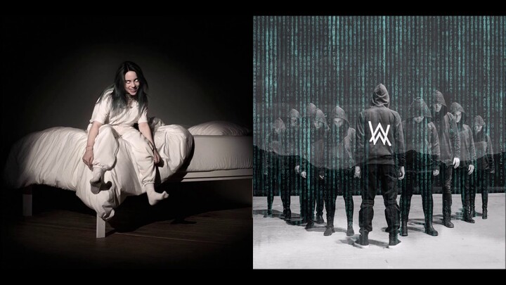 my strange addiction x alone — Billie Eilish and Alan Walker (Mashup!)