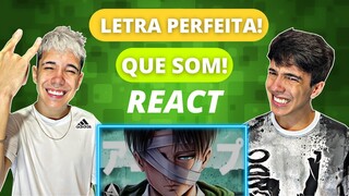 REACT (AniRap) - ♪ Levi Ackerman | Minha Última Missão | AniRap (Prod. WB)