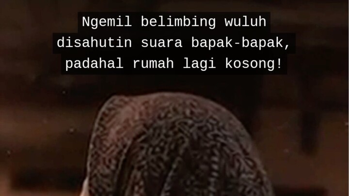 Ngambil belimbing wuluh disahutin suara bapak-bapak, padahal rumah lagi kosong!