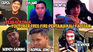 REAKSI MALU YOUTUBER FREE FIRE PERTAMA KALI FACECAM|| Kopral Jono||Budi01gaming||Mr05||Cepcil DKK