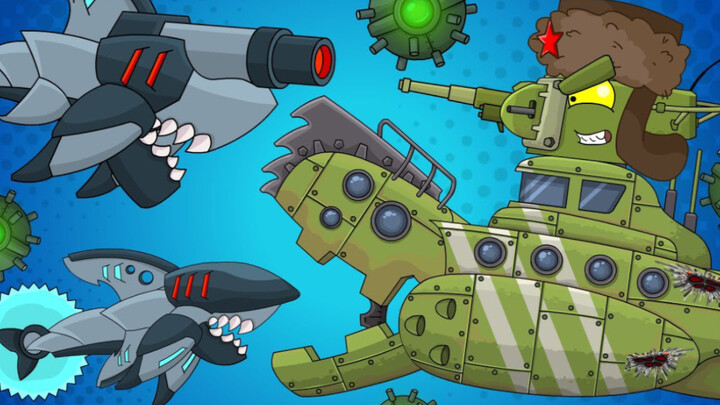 【Tank Animation】Brave Fight with Shark