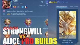 Coach Strongwill Analysis on Pro ALICE Items And Gameplay // Mobile Legends