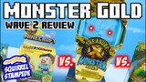 Treasure X Monster Gold Blue Coffin Wave 2 vs Minecraft Dino Volcano Battle! Review