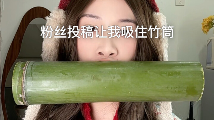 The bamboo tube’s all cleaned!