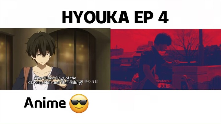 Hyouka episode 4 cycling moment