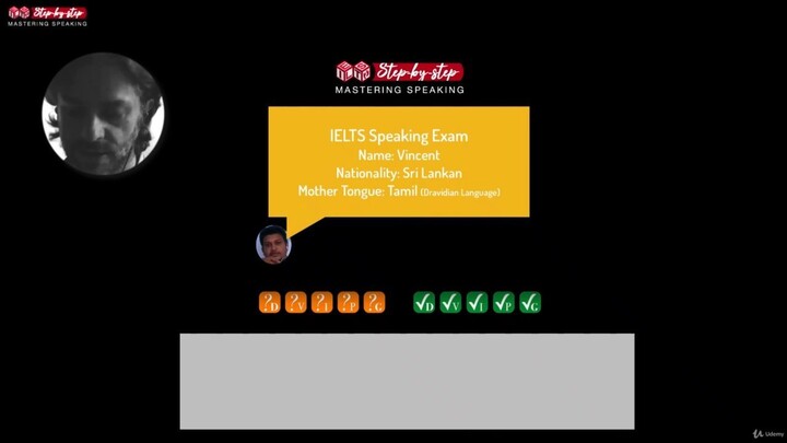 77 - SPEAKING Feedback for Vincent