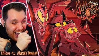 MURDER FAMILY | HELLUVA BOSS Episode 1 REACTION