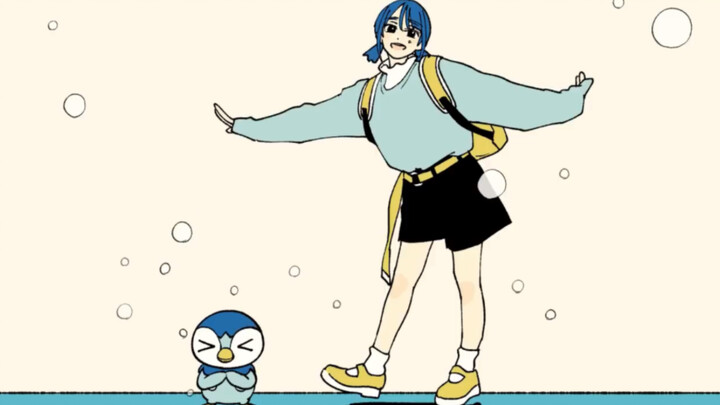 【Chinese Subtitles】《Piplup Step》Pokaman Project Animation MV