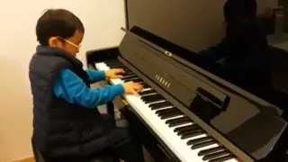 A 6-year-old boy plays the third movement of Beethoven's Moonlight Sonata. Today's children are too 