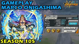 Gameplay Marco Onigashima - Runner Ini Masih Survive !! - One Piece Bounty Rush