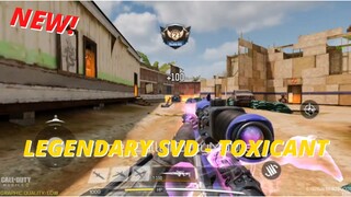 LEGENDARY SVD -  TOXICANT  GAMEPLAY | COD MOBILE