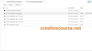 A-Z Copywriting Workshop – Todd Brown