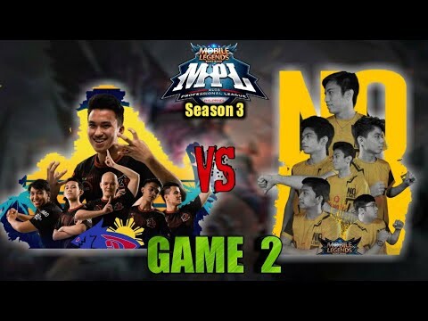 Game2 No Limit vs SGD Omega | Lower bracket MPL PH S3 Playoffs